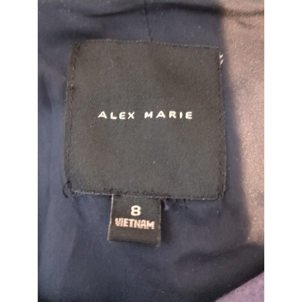 Alex Marie Dress Size 8 Grey Sleeveless - Picture 3 of 4